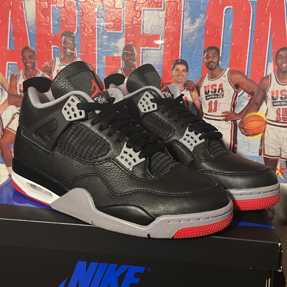 Unrealeased Jordan 4 Bred Reimagined Sz 9.5